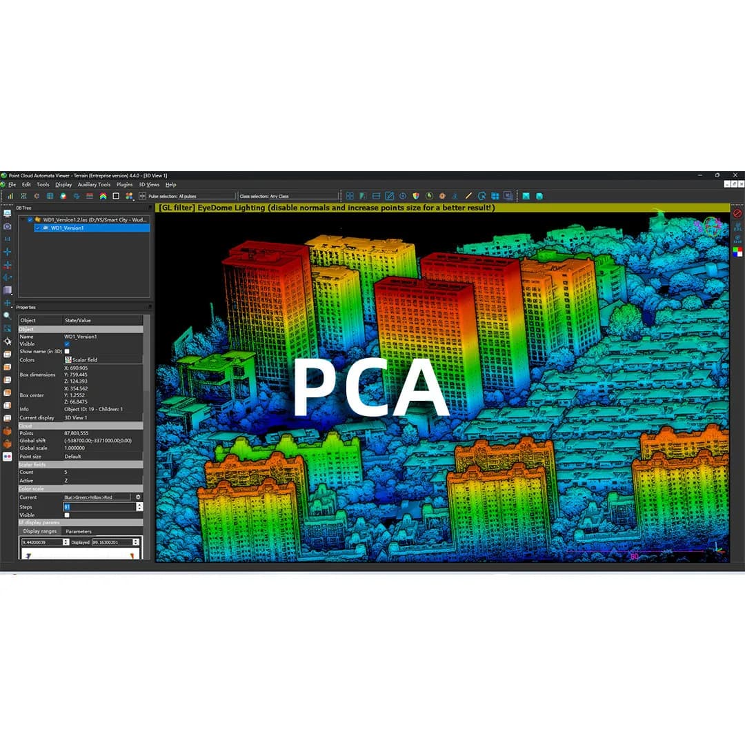 Point Cloud Automata (PCA) — Software de clasificare și postprocesare a norului de puncte