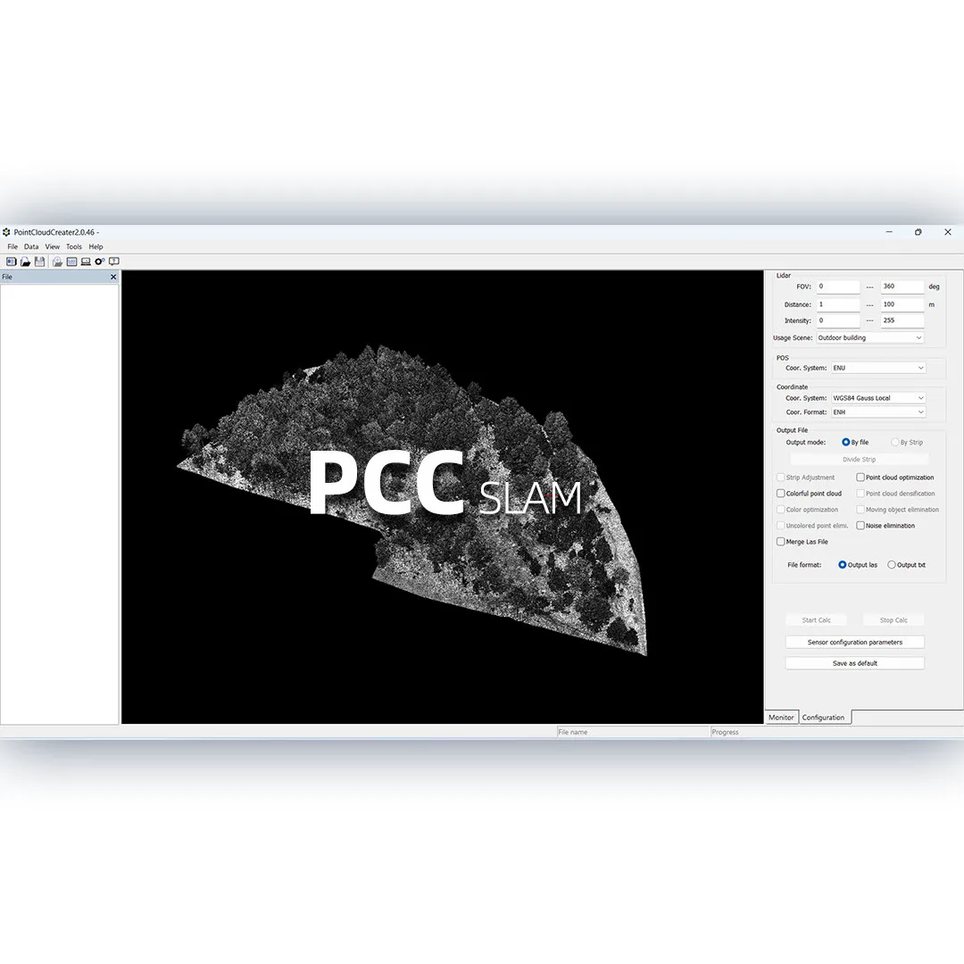 PointCloudCreater — Software de preprocesare LiDAR